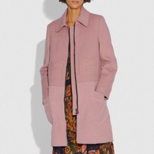 Coach Shearling Wool Women’s Coat (blush)