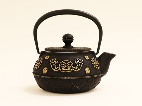 Pokemon Geodude Teapot Gold Black Nambu Tekki Ironware Limited Geodude Japan - Picture 3 of 9