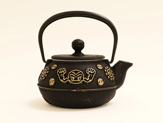 Tetera Pokemon Geodude Dorado Negro Nambu Tekki Ironware Limited Geodude Japón Foto 3 de 4