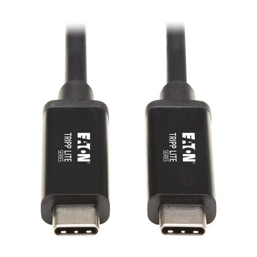 Eaton Tripp Lite Series Thunderbolt 3 Cable 40 Gbps Active 5A 100W PD 4K USB C M - Afbeelding 2 van 2