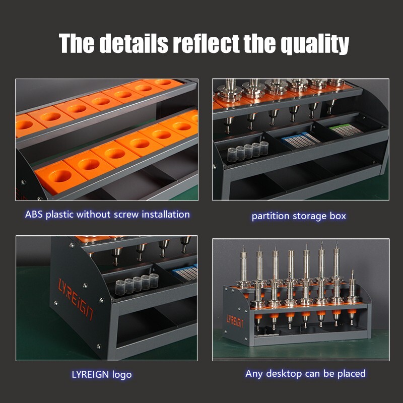 Rnk Storage Box Drill Bit Organizer Tray CNC Tool Cabinet CNC Tool Holder Storage ...