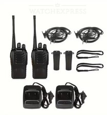 RADIO BAOFENG BF-888S UHF WALKIE TALKIES 400-470MHz RICETRASMITTENTE 2 PEZZI