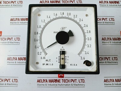 SICOM STONE SON SP.SIZE 1.0 Analog Meter 0.05 TO 3.6 MLC
