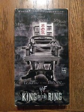 WWF - King of the Ring 2001 VHS - WWE Undertaker Attitude Era Triple H Rock