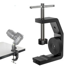 175mm C-Clamp Fixed Desktop Clamp Holder Aluminum for DSLR Camera