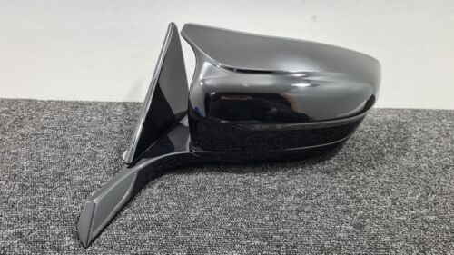 BMW 8 SERIES M8 F91 F92 F93 LEFT PASSENGER SIDE WING MIRROR 9 PIN BLACK CAMERA - Picture 1 of 11