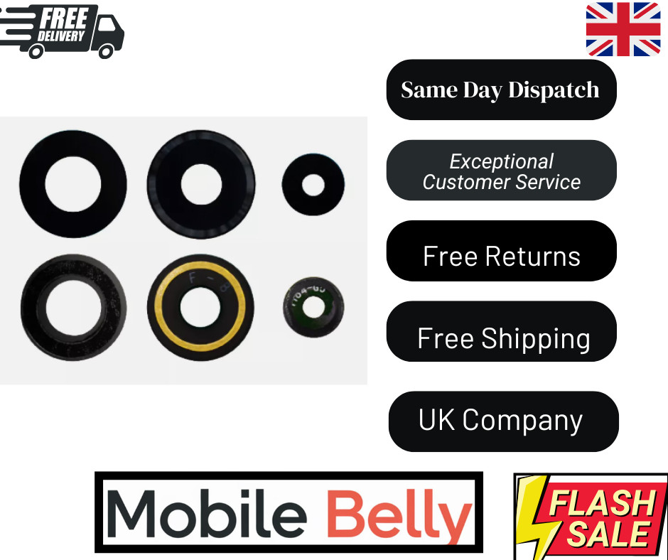 Back Camera Lens Replacement for Xiaomi Redmi Note 11 Pro Plus 5G  Adhesive