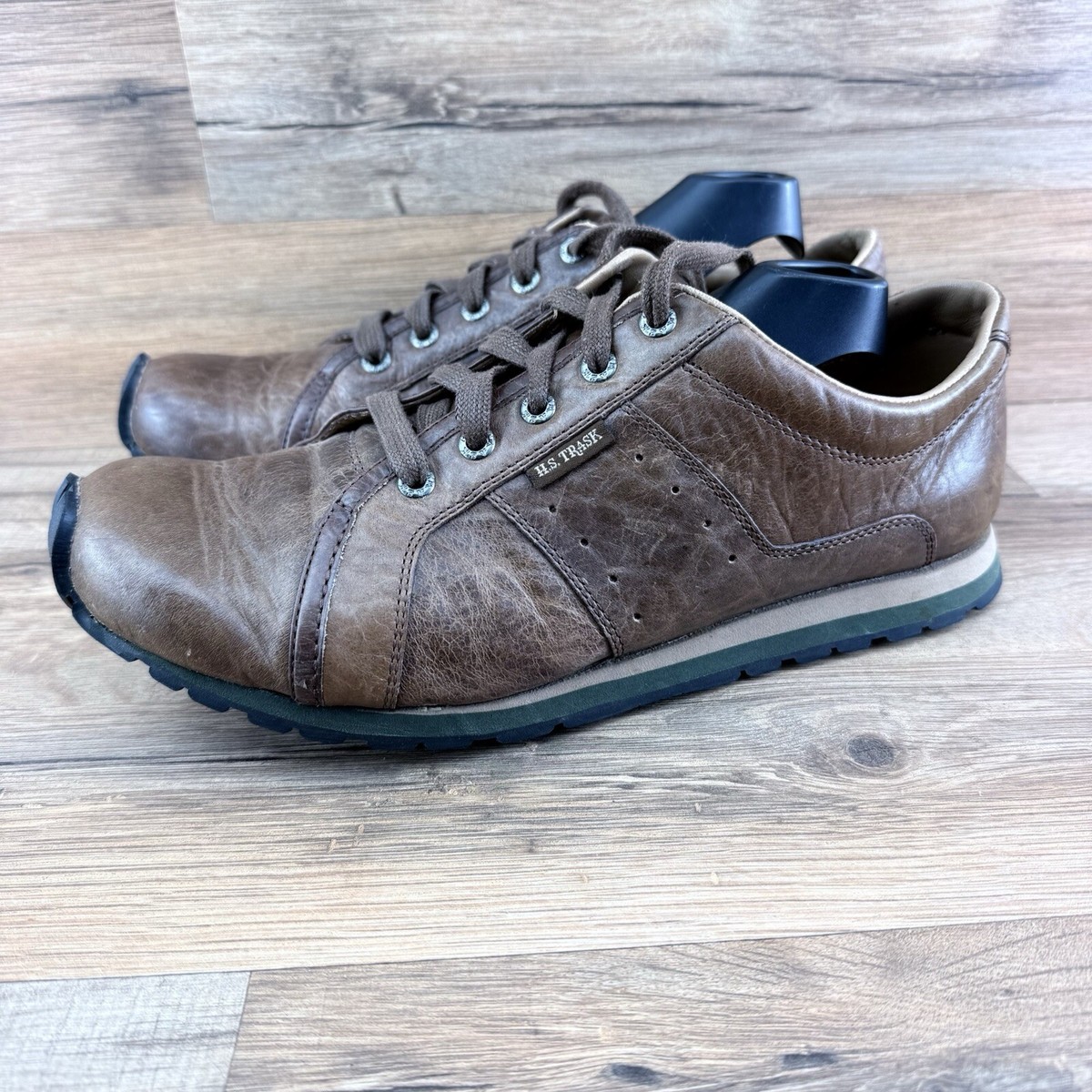 H.S. Trask & Co. Shoes Mens 9M Low Top Sneakers Leather Lace 