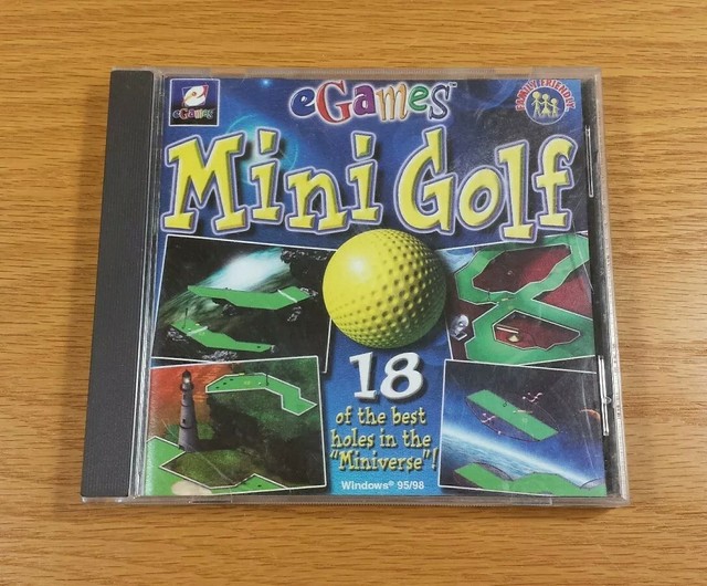 MINI GOLF By EGames 1999 PC Computer CD ROM Windows 95 98 Arcade