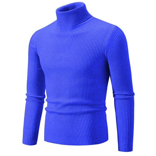Herren Pullover Rollkragenpullover Männer Strickwaren Winter Langarm Strickpullover - Bild 34 von 38