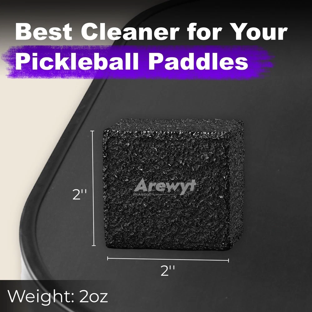 Pickleball Paddle Eraser 2-Pack, Pickleball Paddle Cleaner for Carbon Fiber P...