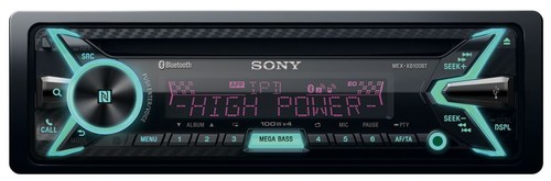 SONY MEXXB100BT Bluetooth FM Car Single Din Audio CD Player Stereo  Open Box