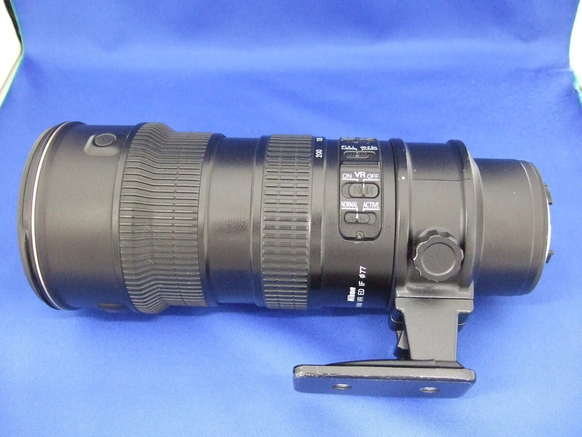 Nikon Af-S Vr Zoom Nikkor Ed 70-200Mm F2.8G If Bk Interchangeable Lens