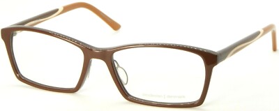 Neu Prodesign denmark 1725-1 5032 Glänzend Dunkelbraun Brille Rahmen 53-16-140mm