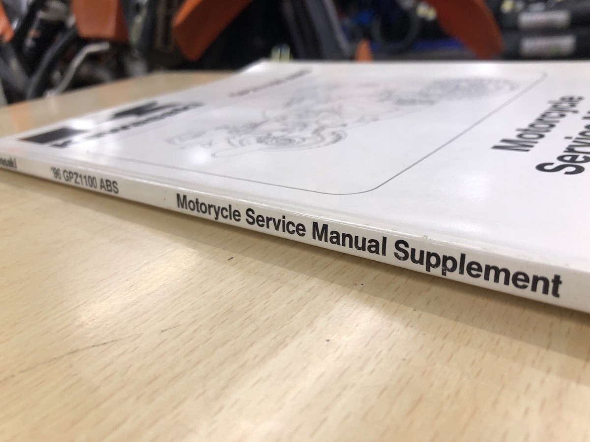 1996 Kawasaki GPZ1100 ABS 96 GPZ 1100 Service Manual Supplement