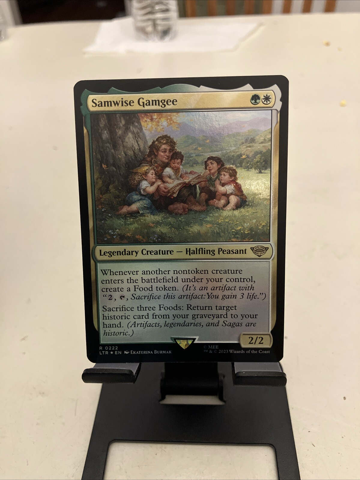 Samwise Gamgee 0222 Rare Foil Lord of the Rings MTG Near Mint
