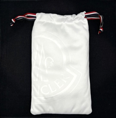 Authentic Moncler White Fabric Eyeglasses Case - Large | eBay
