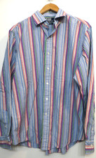 Polo Ralph Lauren Regent Custom Fit Shirt Mens 17 1/2 36/37 Multicolor Striped