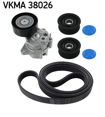 V-Ribbed Belt Set SKF VKMA 38026 Fits Mercedes-Benz C-Class CLC-Class CLK
