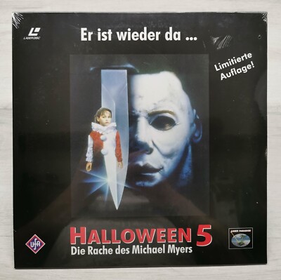 Laser Disc HALLOWEEN 5 Michael Myers Neu & versiegelt PAL Deutsch