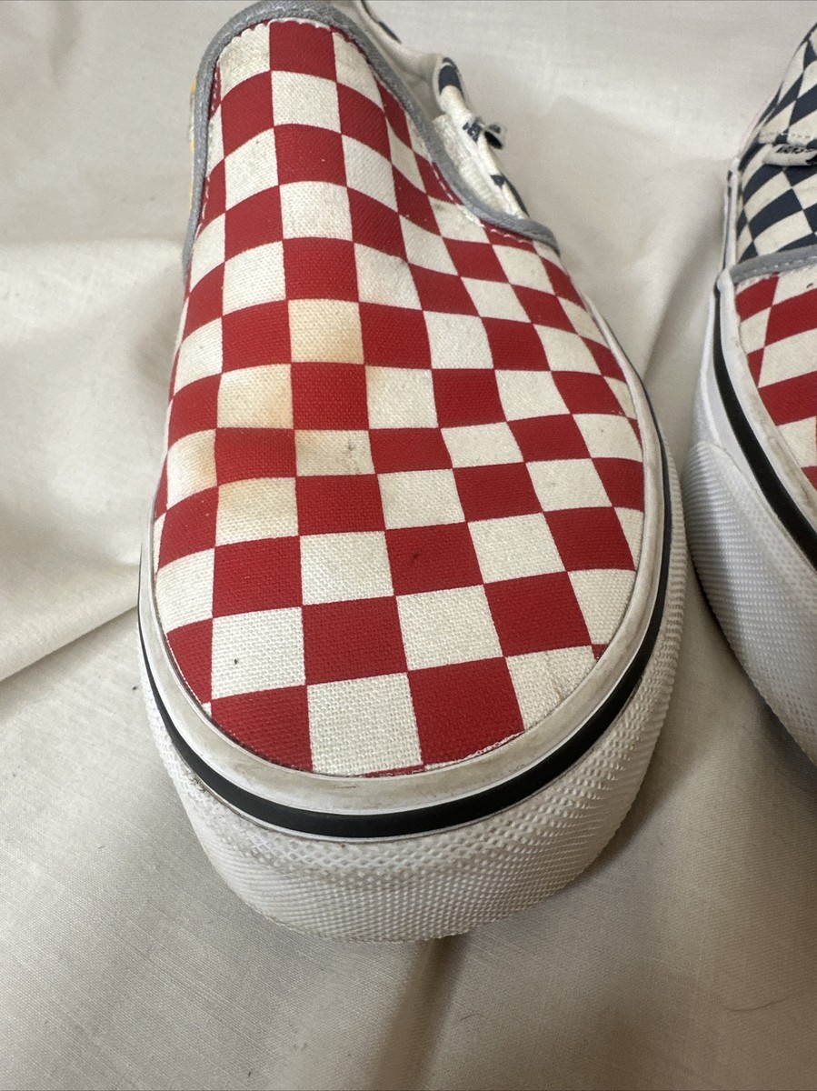 最終値下げ！80s vintage vans ERA Checker Vintage Vans Shoes Checker Lace Up 1980s 1990s men's 7.5