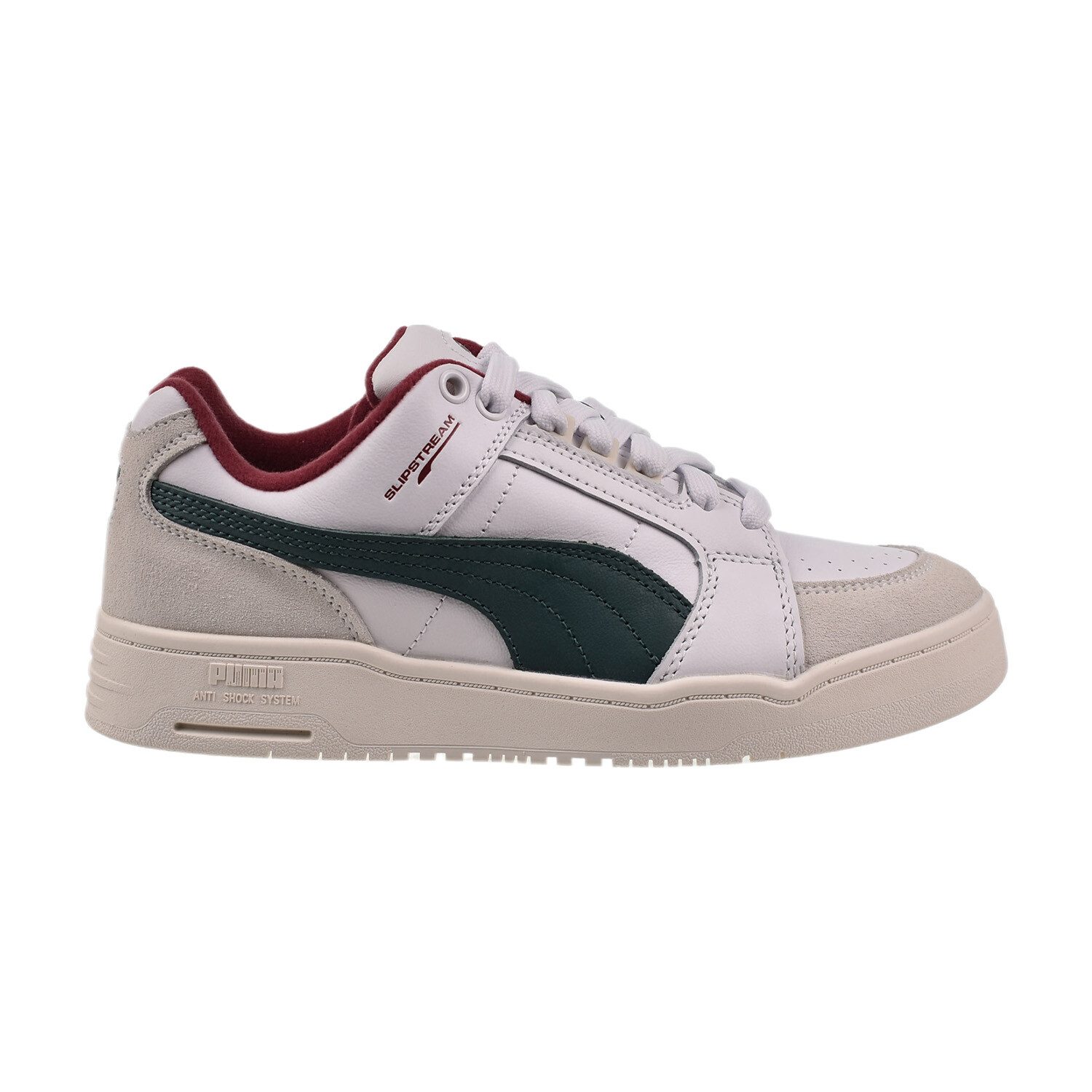 Мужская обувь Puma Slipstream Lo в стиле ретро белого цвета-Team Regal Red 384692-11