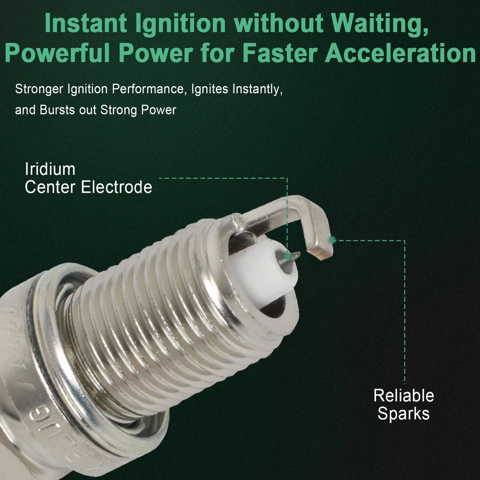 6x Iridium & Platinum Spark Plugs For 1993-1997 Mazda MX-6 2.5L V6 - Image 3 of 4