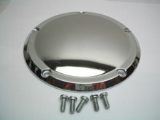 7-3/4 Chrome Derby Clutch Cover & Screws - Ha...