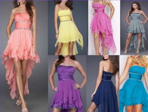 abito lungo dietro corto davanti