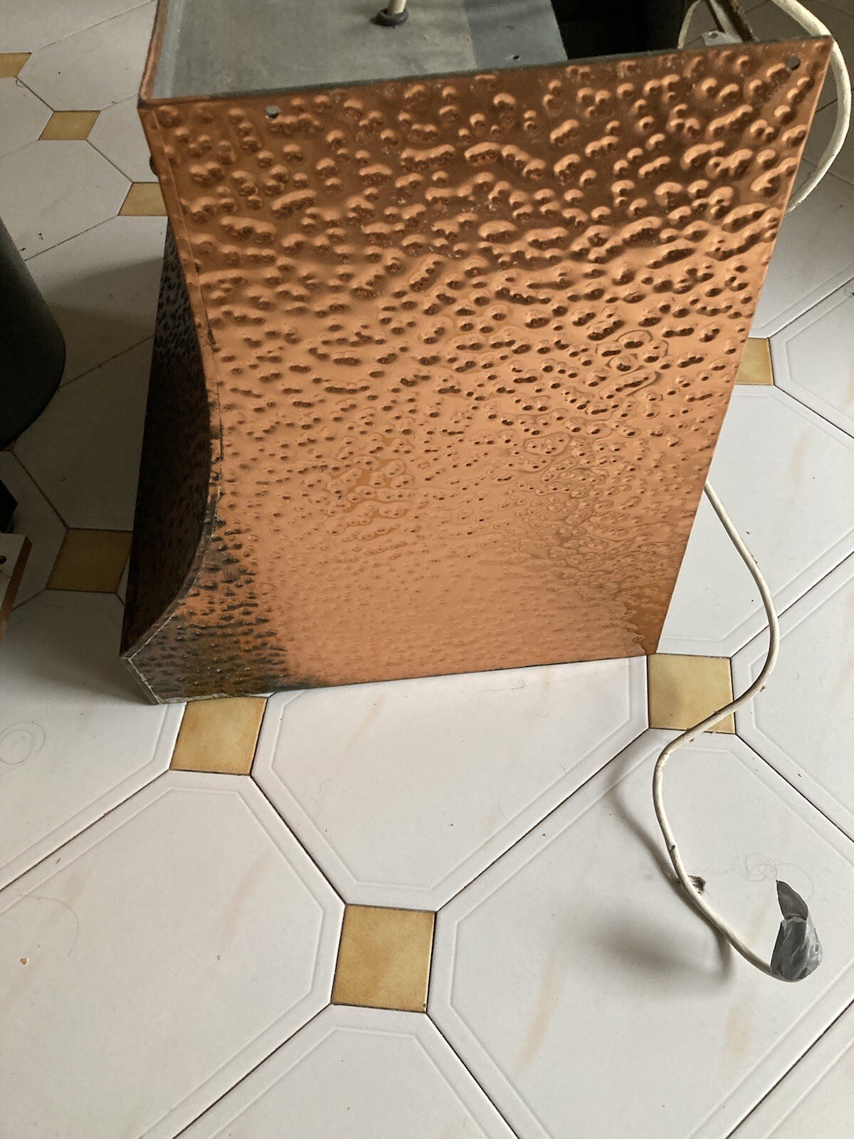 Hammered Copper Cooker Hood Extractor Fan W S Westin 1970’s Vintage