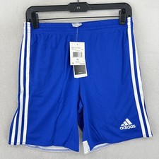 Adidas Youth Regista 14 Soccer Shorts Size YXL Blue White F50649