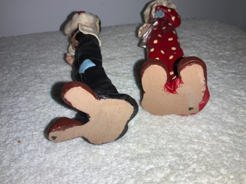 2 Thin Clown Figurines- 7-7.5 inches tall - 第 7/8 張圖片