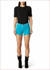 Hudson women cut off Gemma jean shorts WMR644DDB blue cotton sz 31 $145