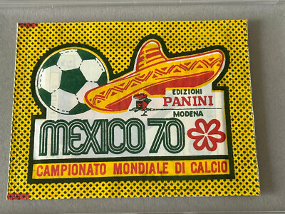 【新品】1970 ワールドカップ メキシコ大会 1970 PANINI MEXICO 70 WC Sealed sticker packet / pack Certified