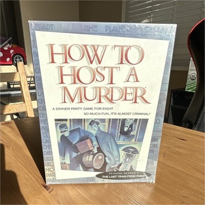 Decipher How to Host a Murder Last Train from Paris Crime Party Game 8 Players