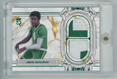 2023 -24 Topps Royalty Jrue Holiday Game Used Patch Green 4/5 Jersey Number 4!