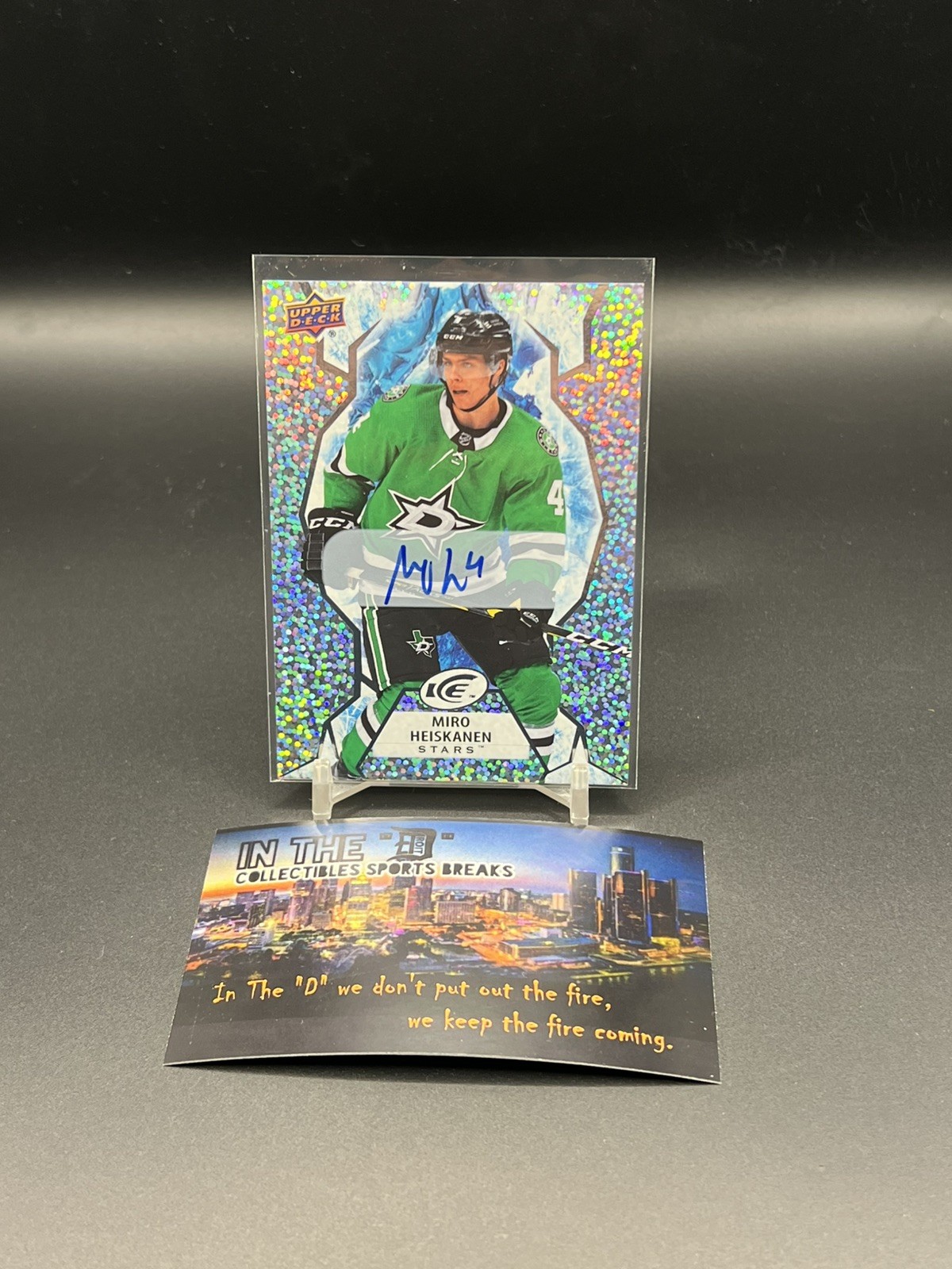 MIRO HEISKANEN 2021-22 Upper Deck Ice #9 Autograph