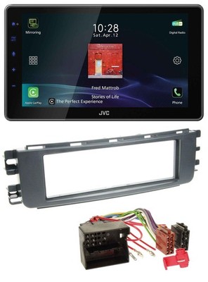 JVC DAB MP3 Bluetooth USB Car Stereo for Smart ForFour (454, 2004-2006)