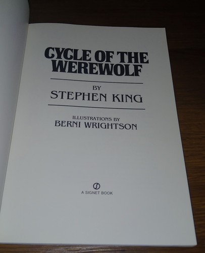 Stephen King Cycle of the Werewolf 1985 Signet Illustrated PB - Picture 3 of 5