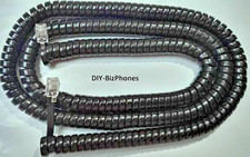 2-Pack Black 25Ft AT T Phone Long Handset Cord SynJ Syn248 Synapse Business