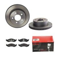 Brembo Bremsscheiben Ø280MM + BremsbelÄGe Vorne FÜR Jeep Cherokee Wrangler II