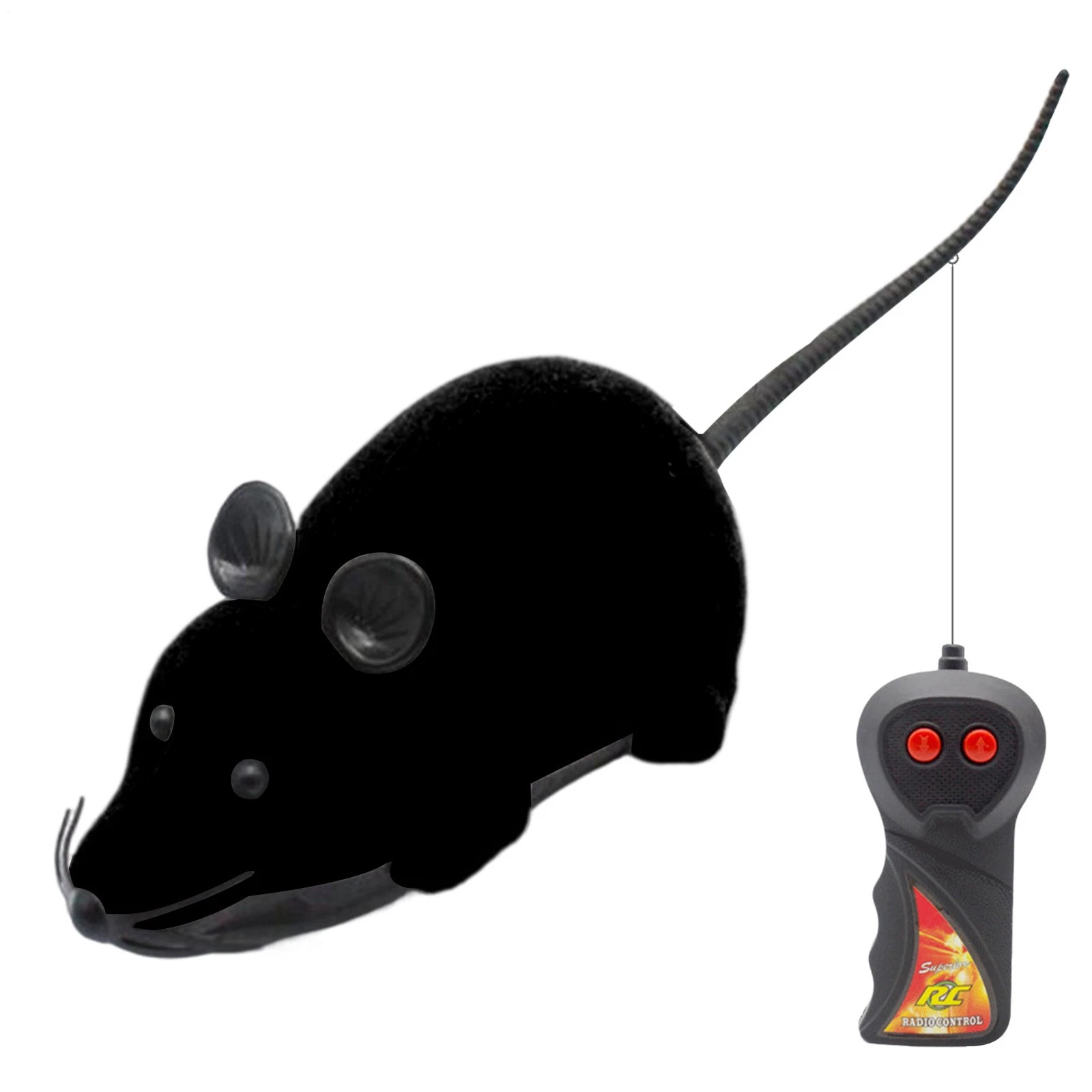 Electronic Remote Control Rat, Simulation Mouse Toy for Cat Dog Kid