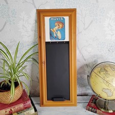 Framed Hovis Memo Chalk Board Retro Inspired Farmhouse Country Kitchen