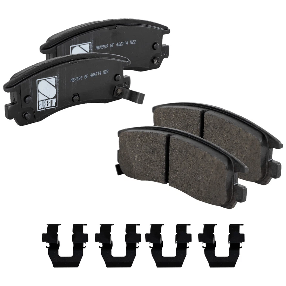 Rear Brake Disc Rotors and Pads Kit for Olds Le Sabre De Ville Buick Park Avenue - Image 3 of 4