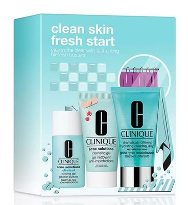 Clinique Clean Skin, Fresh Start Acne Solutions Set - New in Box