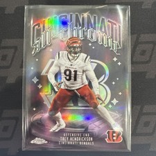 2025 Topps Chrome Football- Trey Hendrickson All Chrome Refractor ACT-16
