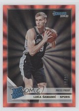 2019 Panini Donruss Rated Rookie Press Proof Red Laser /99 Luka Samanic #218 1p5
