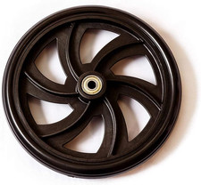 Walker Rollator Replacement 7.5" Wheels Black 1pis  REAR 1 