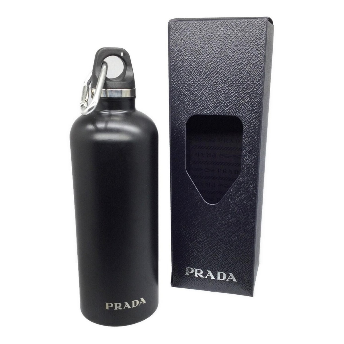 PRADA ステンレスボトル ブラック PRADA Water Bottle Black BOTTIGLIA TERMICA 500ml/16.9 fl oz
