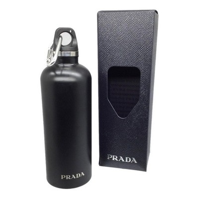 PRADA Water Bottle Black BOTTIGLIA TERMICA 500ml/16.9 fl oz